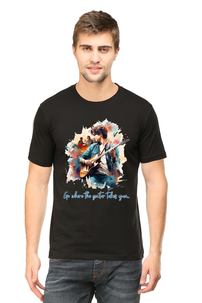 Go where the guitar takes you  - Classic Unisex T-shirt