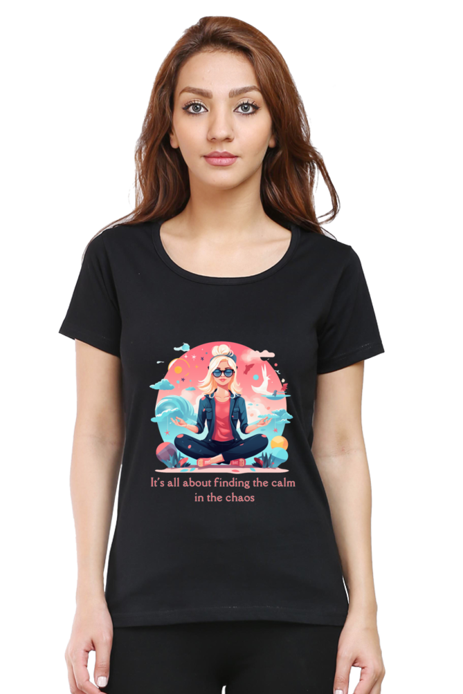 Find the Calm - Womens T-Shirt