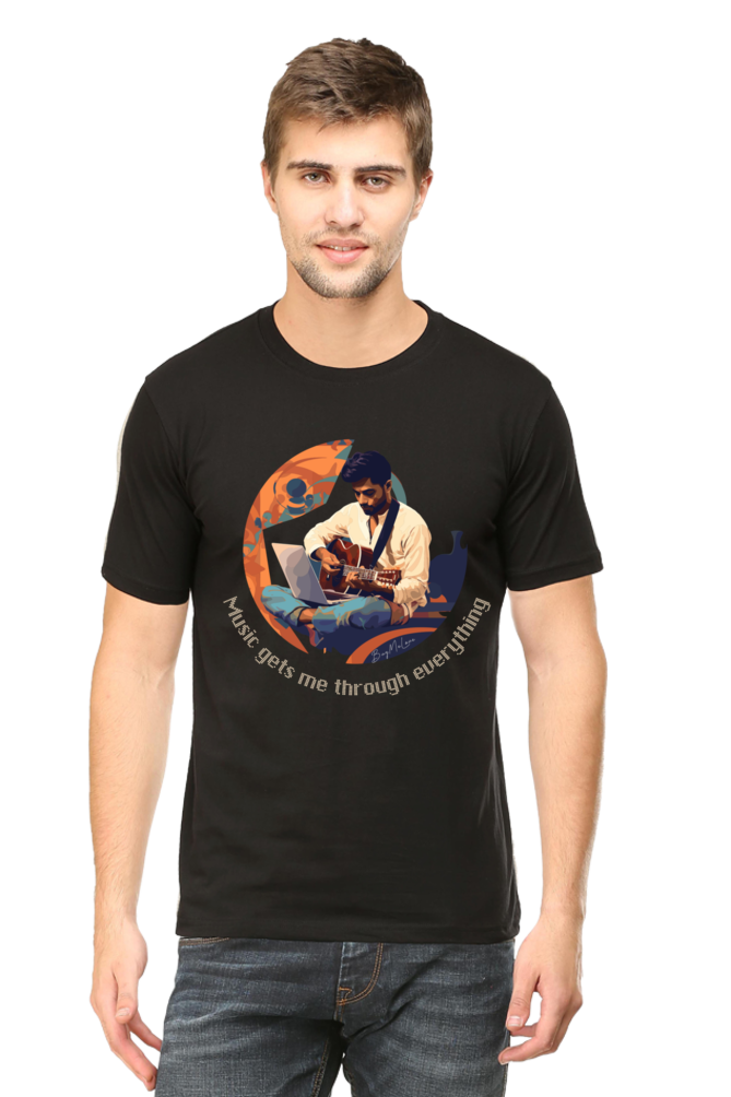 Music gets me through - Classic Unisex T-shirt