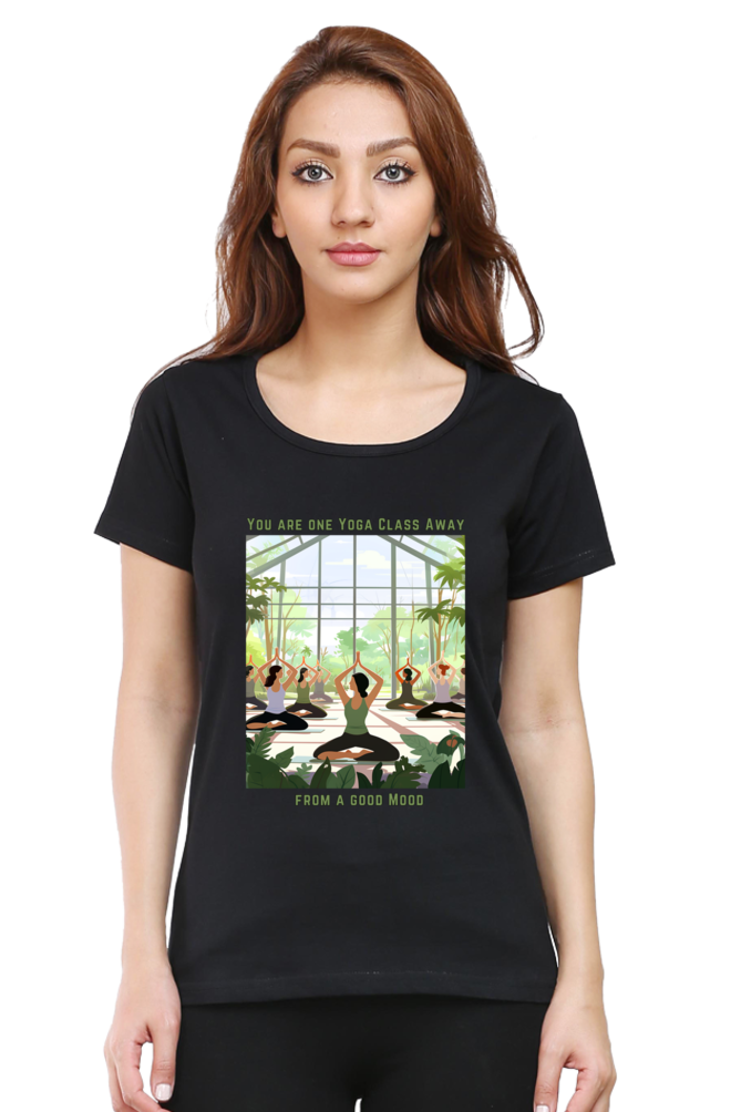 One Yoga Class away - Womens T-Shirt