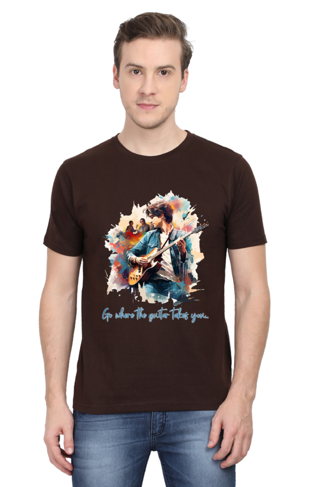 Go where the guitar takes you  - Classic Unisex T-shirt