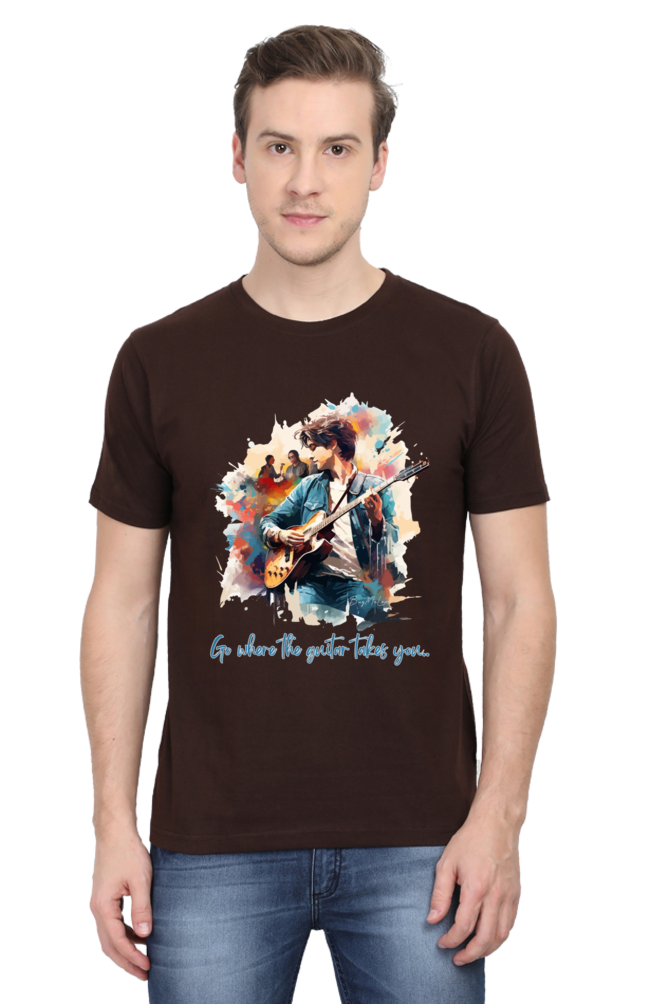 Go where the guitar takes you  - Classic Unisex T-shirt