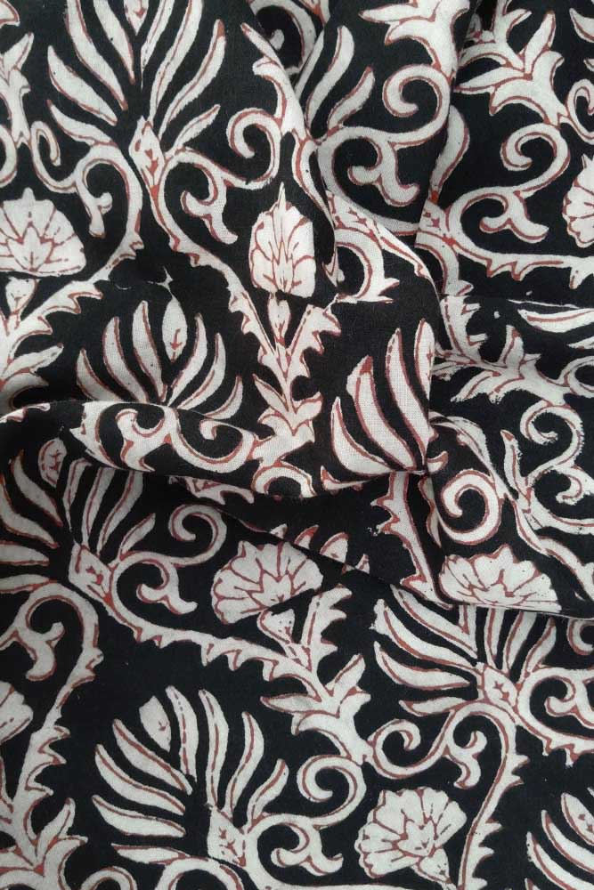 Bagru Block Printed Running Cotton Fabric