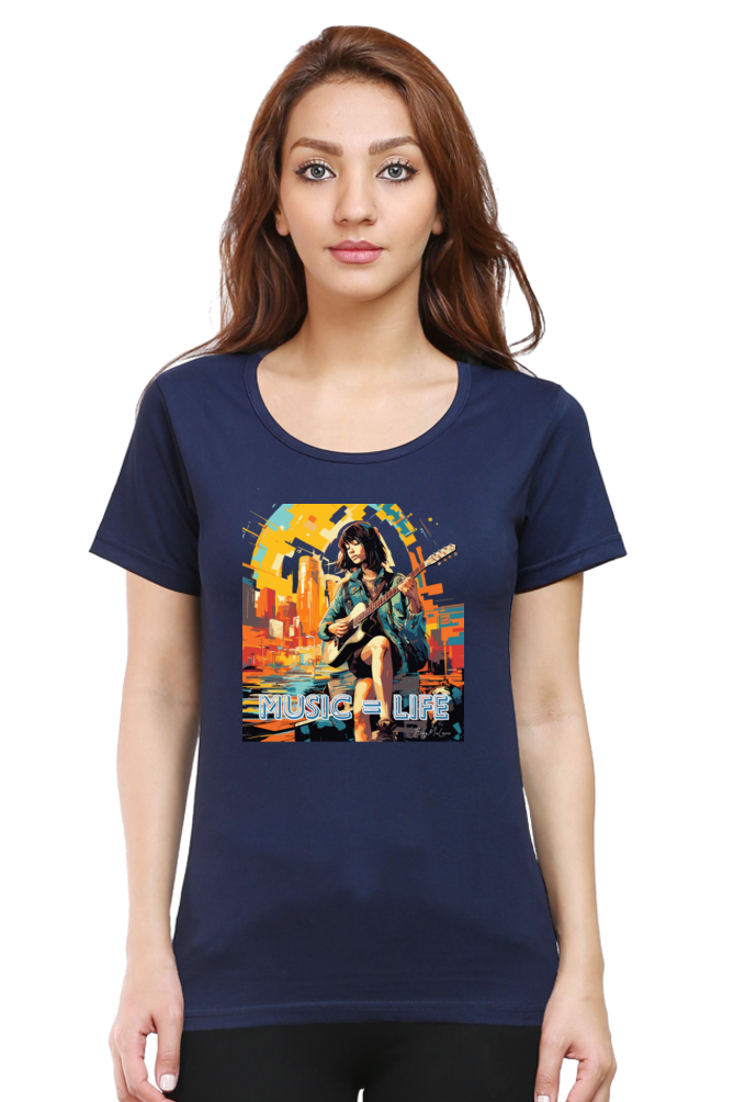 Music = Life - Womens T-Shirt