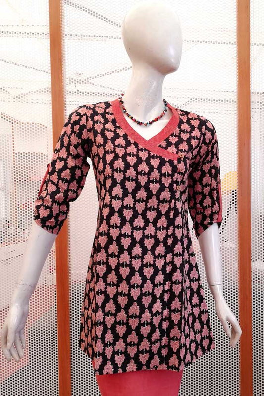 Elegant Cotton Short  Kurti/ Short Top