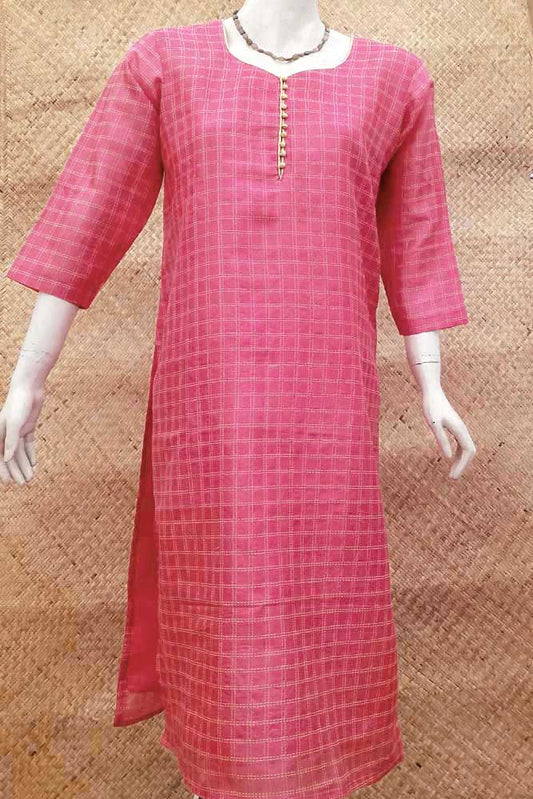 Elegant tussar silk  Long Kurta