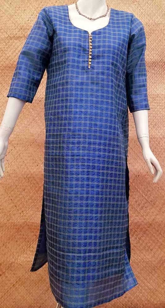 Elegant tussar silk  Long Kurta