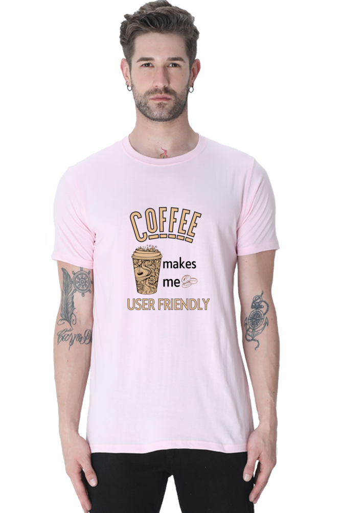 Coffee makes me user friendly - Classic Unisex T-shirt