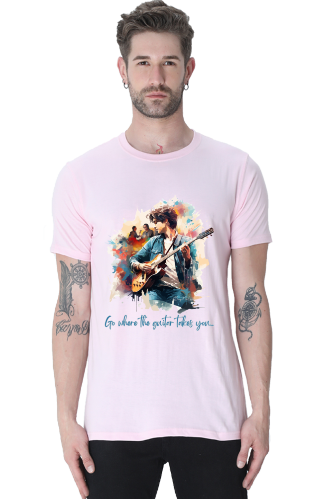 Go where the guitar takes you  - Classic Unisex T-shirt