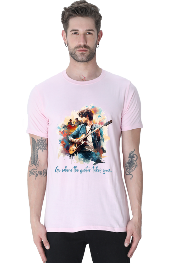 Go where the guitar takes you  - Classic Unisex T-shirt