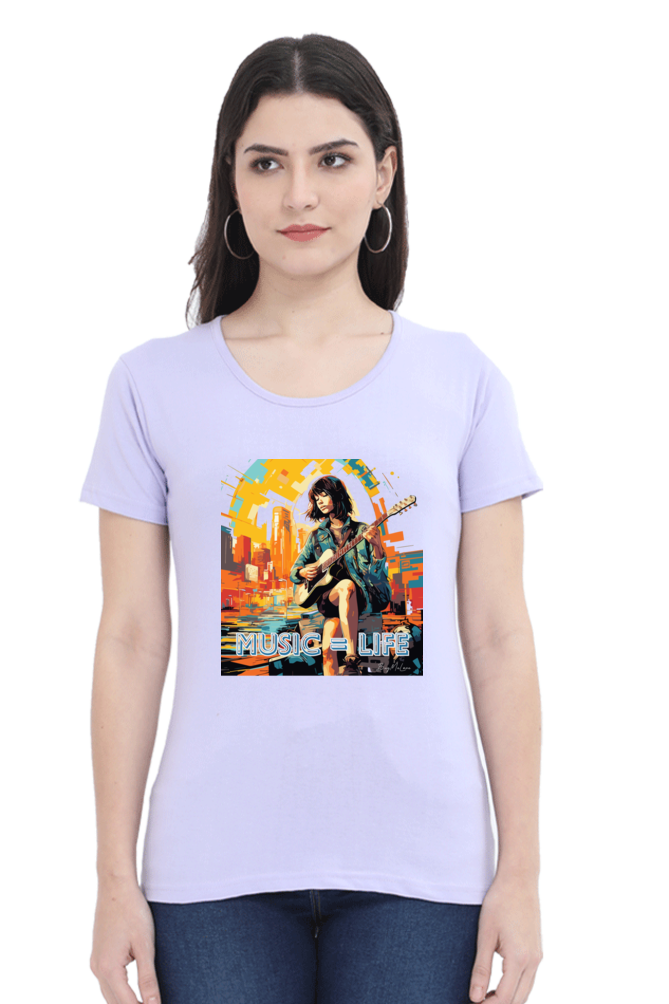 Music = Life - Womens T-Shirt