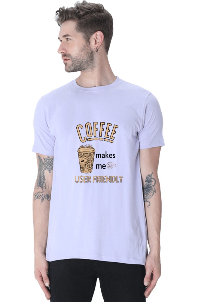 Coffee makes me user friendly - Classic Unisex T-shirt