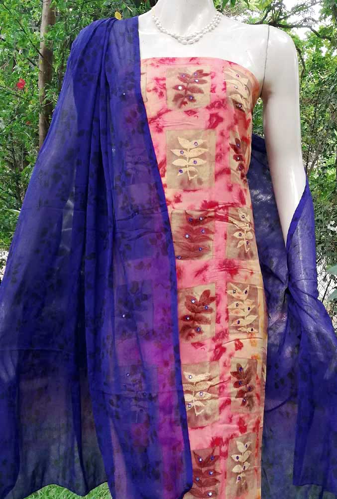 Elegant Rayon unstitched suit fabric