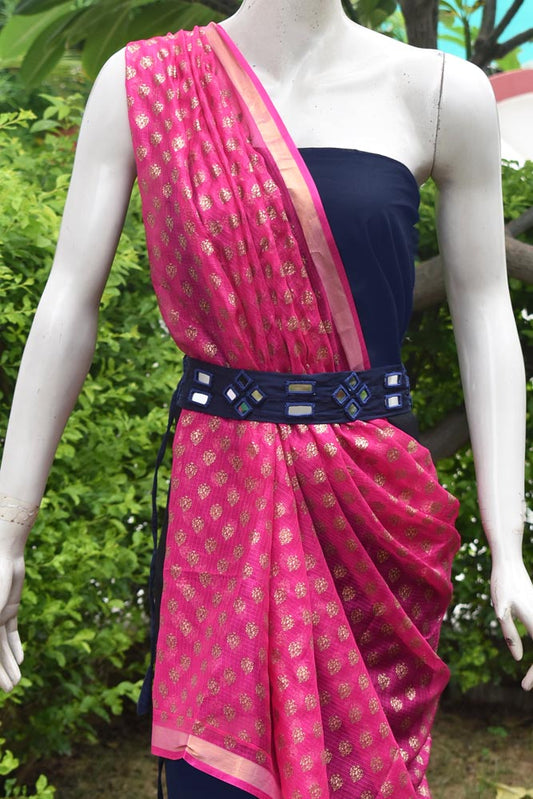 Handcrafted Mirror Work Kutchi Embroidery Dori Belt / Kamarbandh