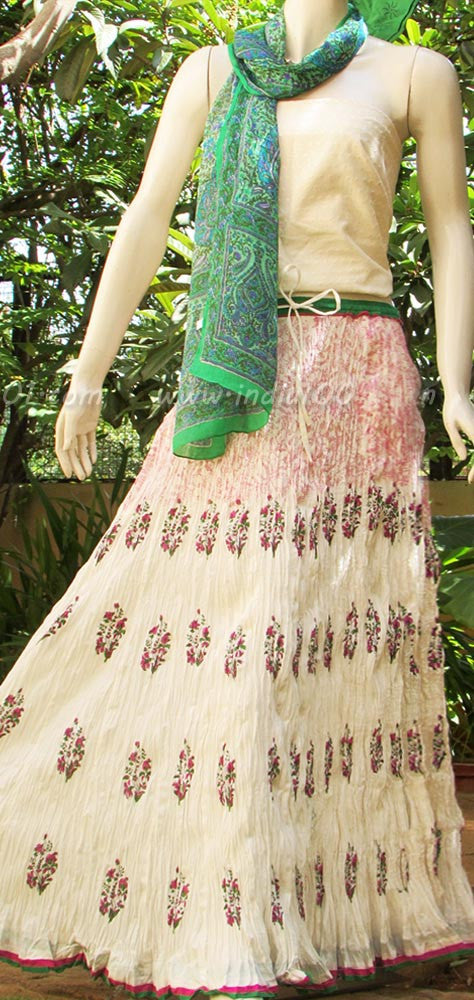 Stunning Cotton long skirt