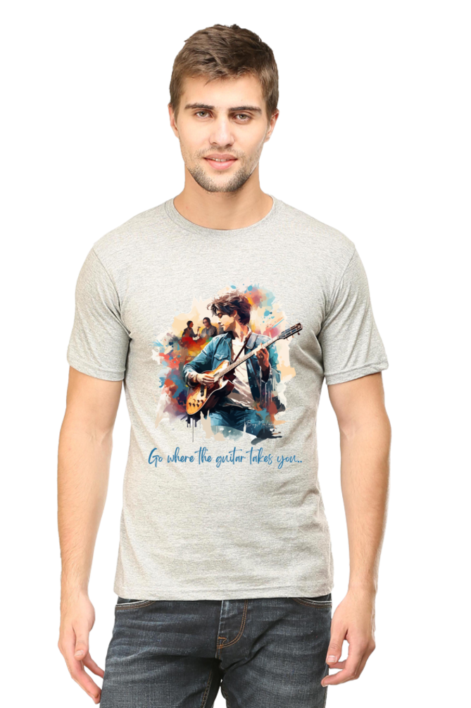 Go where the guitar takes you  - Classic Unisex T-shirt