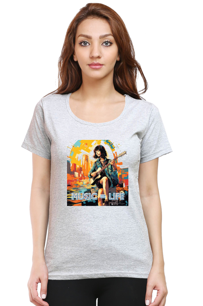 Music = Life - Womens T-Shirt