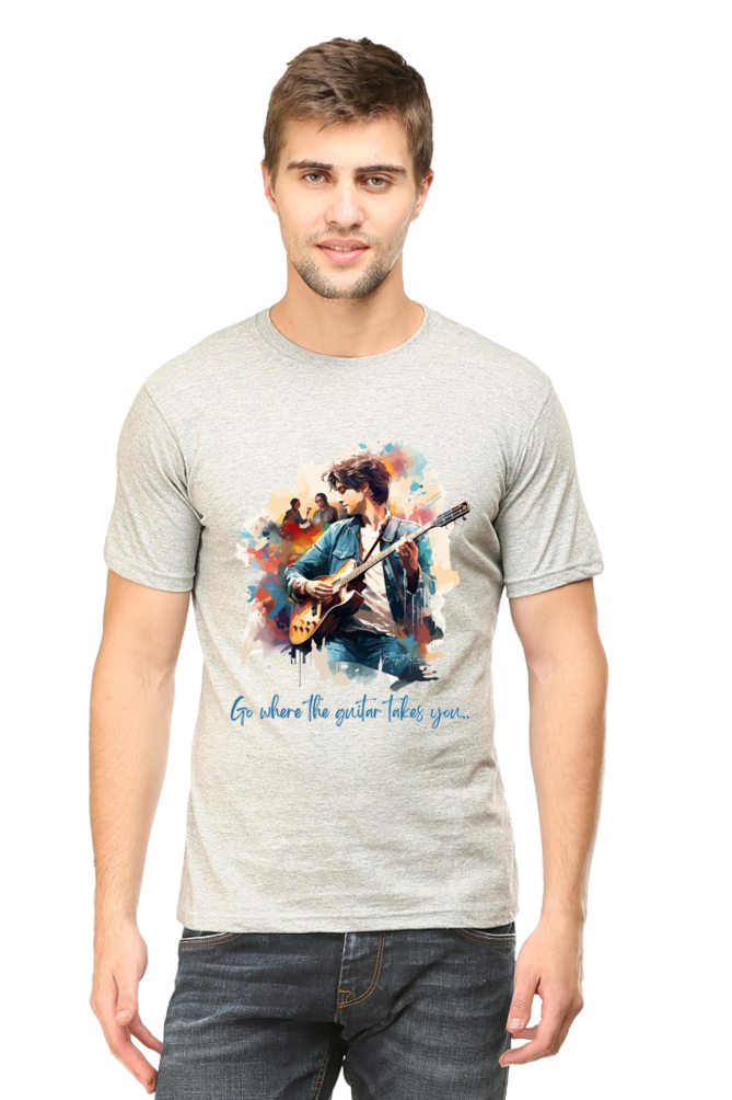 Go where the guitar takes you  - Classic Unisex T-shirt