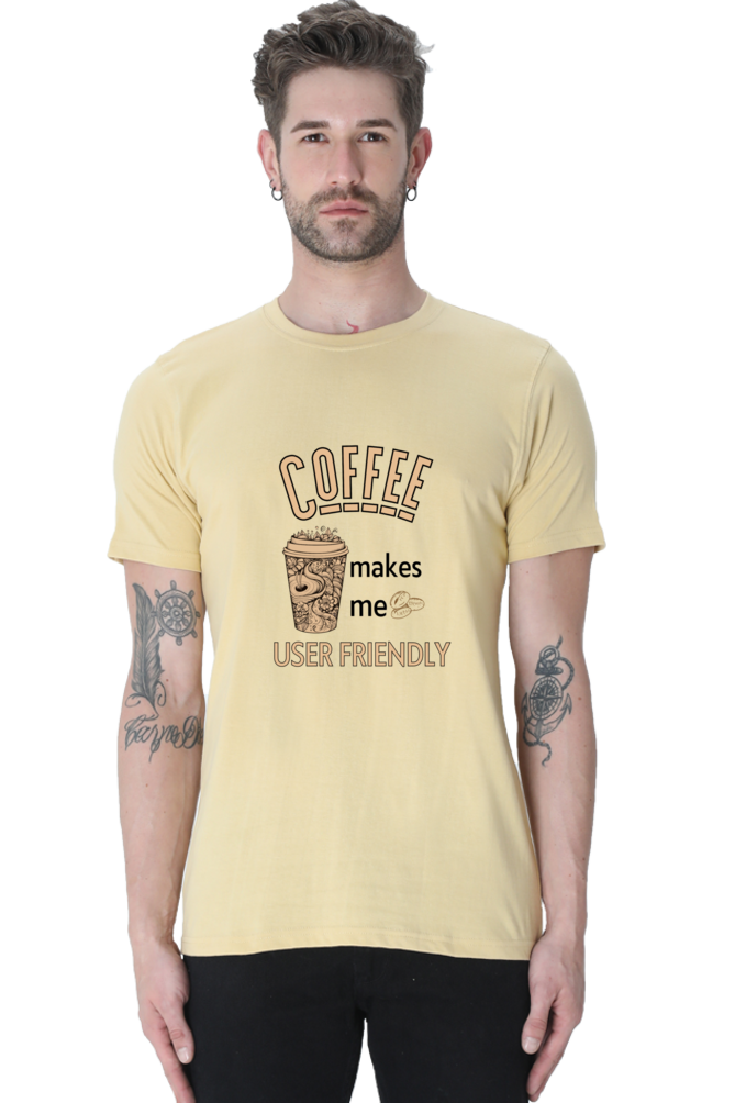 Coffee makes me user friendly - Classic Unisex T-shirt