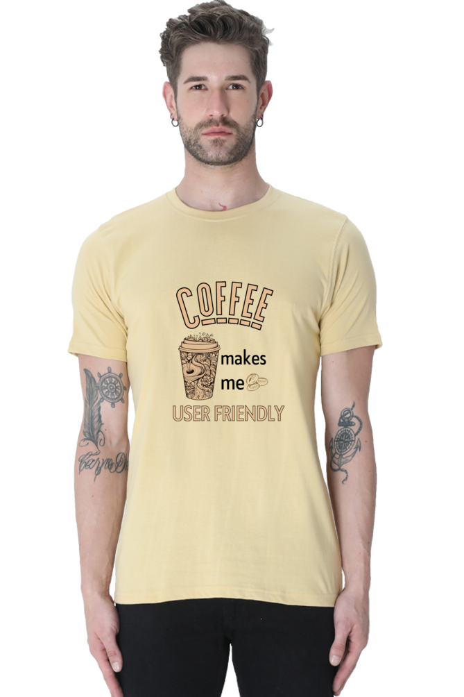 Coffee makes me user friendly - Classic Unisex T-shirt