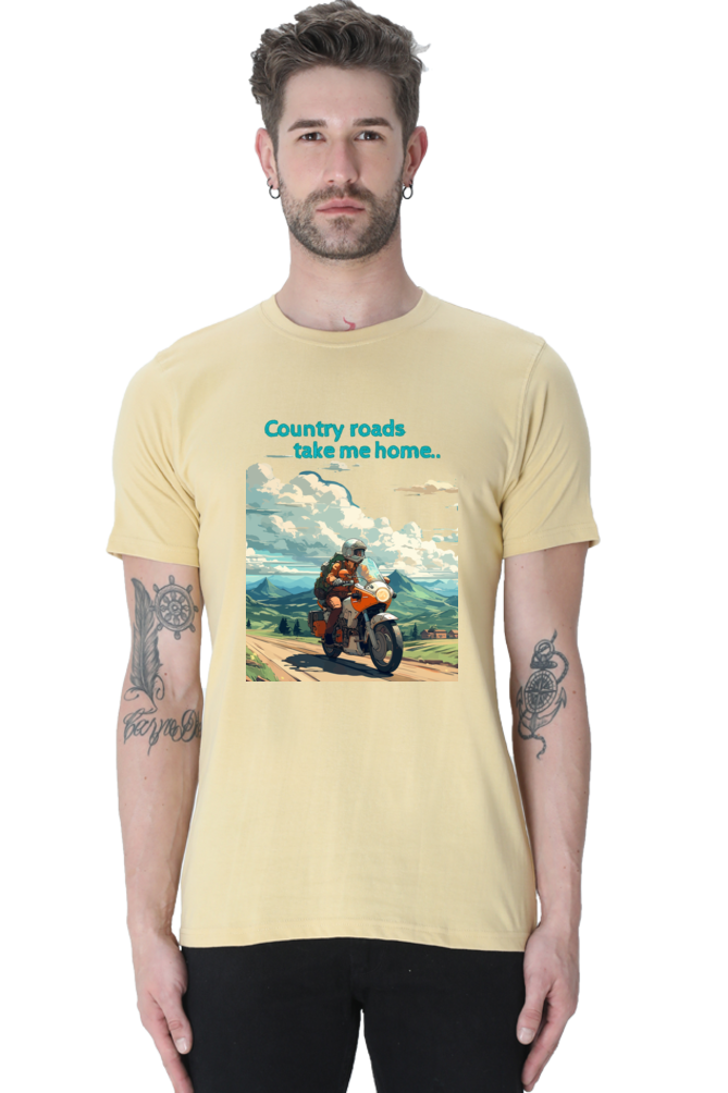 Country roads take me home - unisex t - shirt