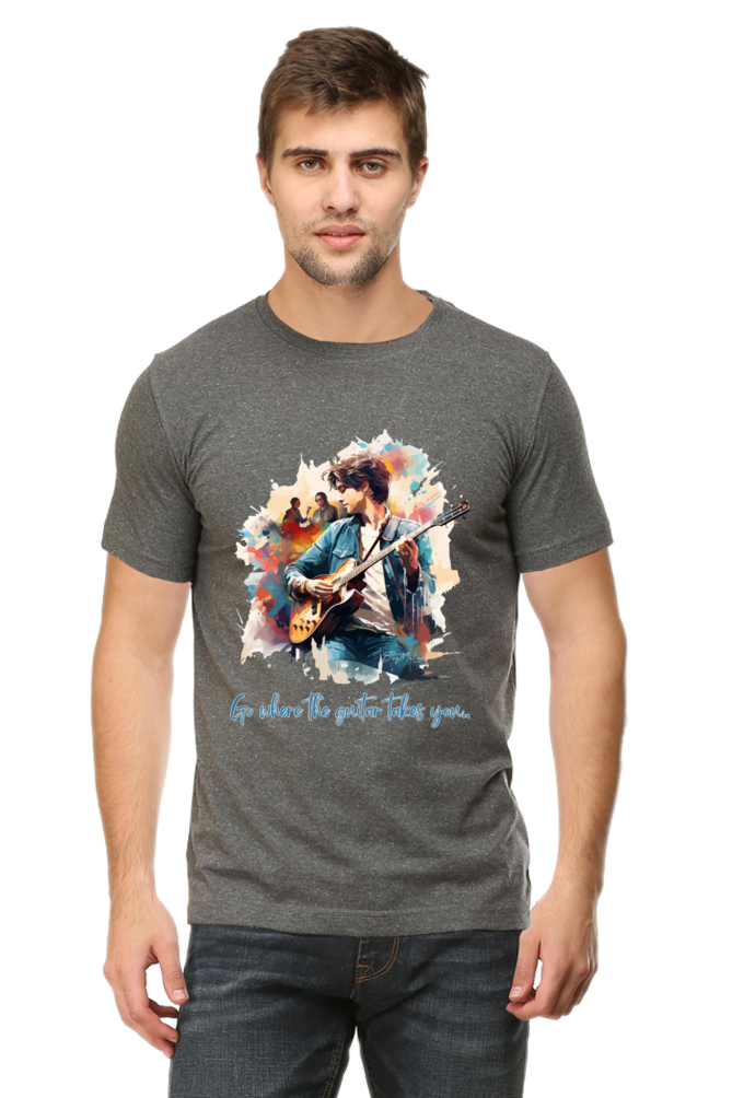 Go where the guitar takes you  - Classic Unisex T-shirt