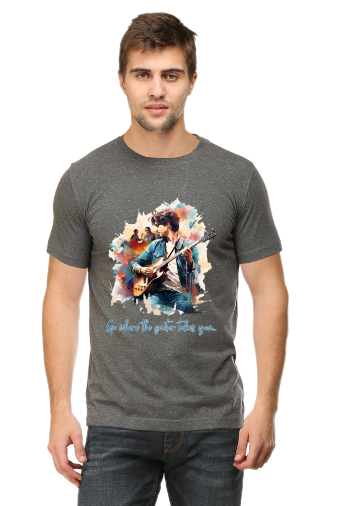 Go where the guitar takes you  - Classic Unisex T-shirt