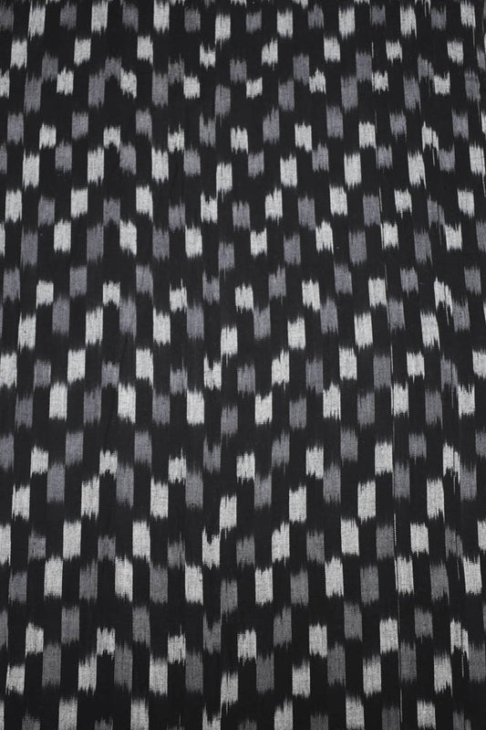 Woven ikkat cotton  fabric ( 2.5 mtrs cut)