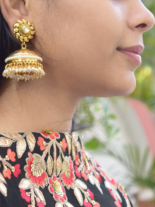 Stunning Pearl Jhumka