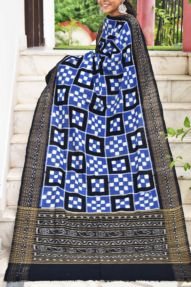 Elegant Woven Orissa Ikkat Cotton Dupatta