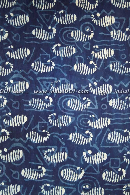 Dabu Hand Block Printed Cotton Fabric