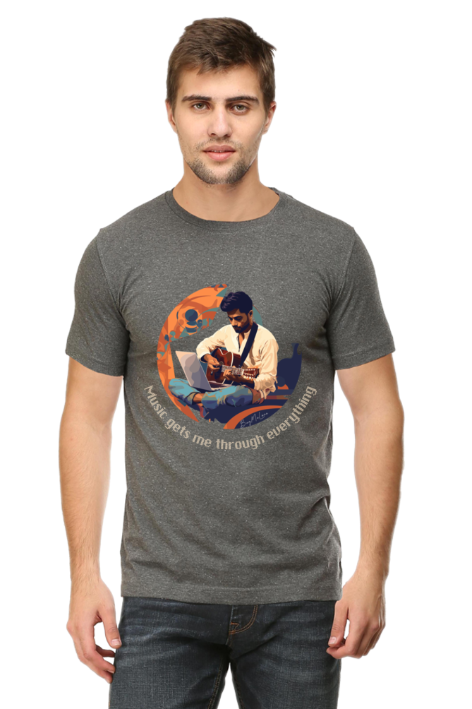 Music gets me through - Classic Unisex T-shirt