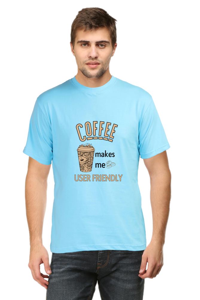 Coffee makes me user friendly - Classic Unisex T-shirt