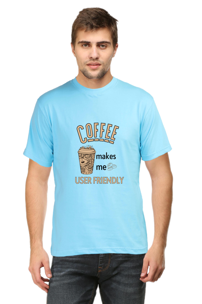 Coffee makes me user friendly - Classic Unisex T-shirt