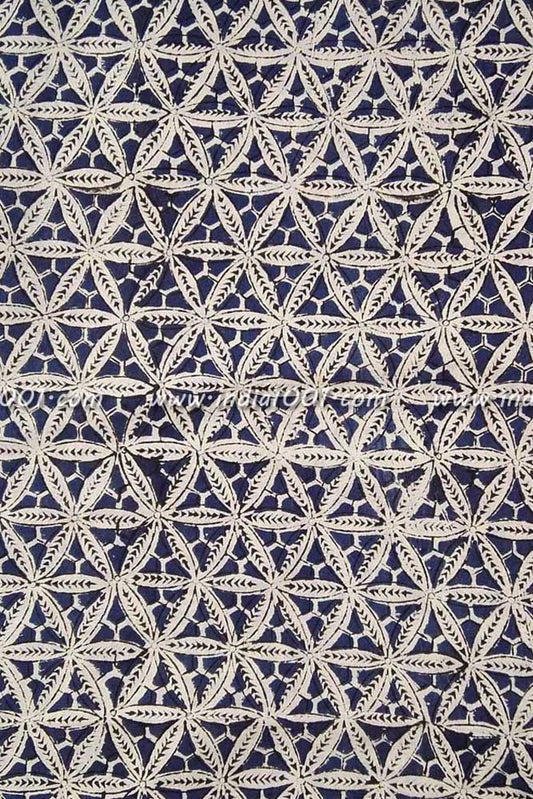 Block Printed Running Cotton Fabric