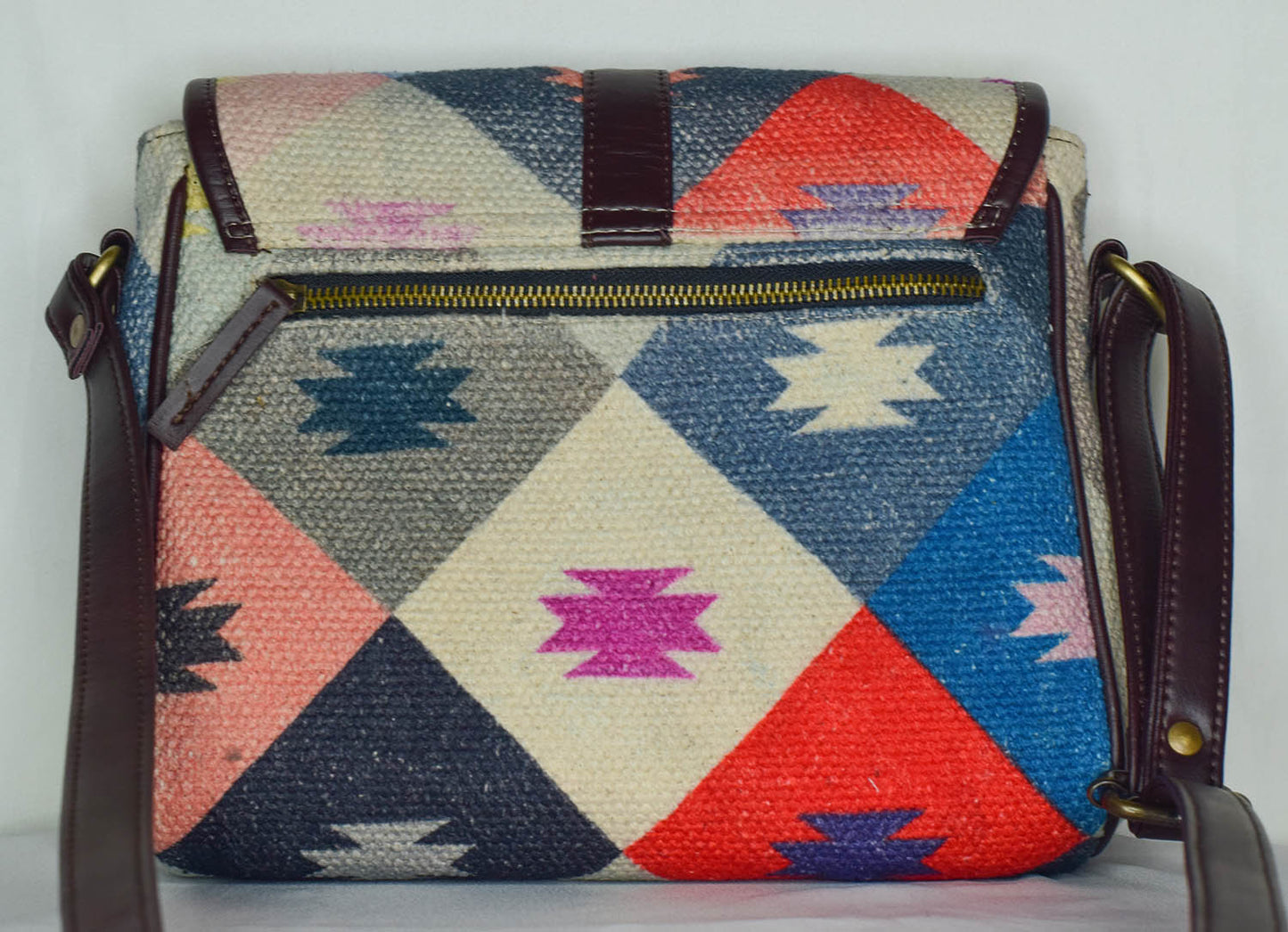 The Colorful Box Crossbody Handwoven Bag