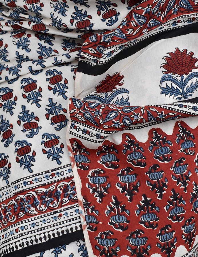 Beautiful Bagru Hand Block Printed Modal Saree