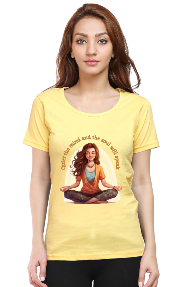 Quiet the Mind - Womens T-Shirt