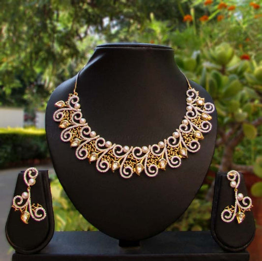 Designer AD Necklace Set