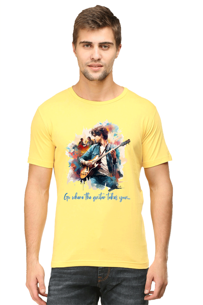 Go where the guitar takes you  - Classic Unisex T-shirt