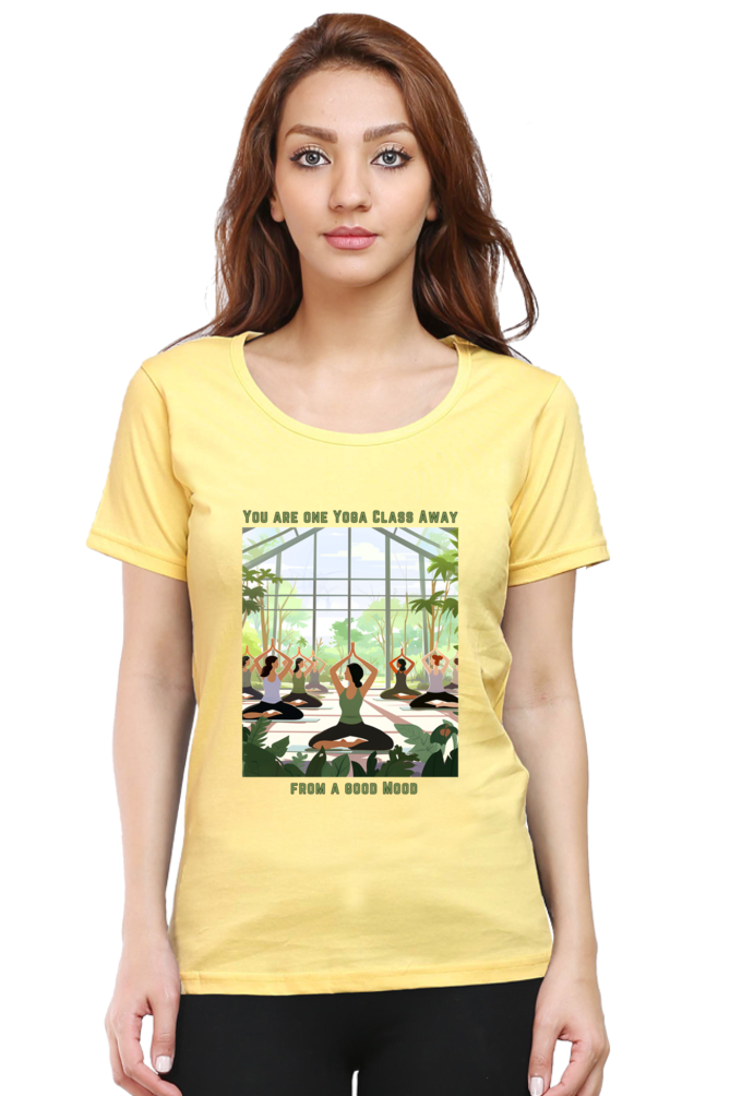 One Yoga Class away - Womens T-Shirt