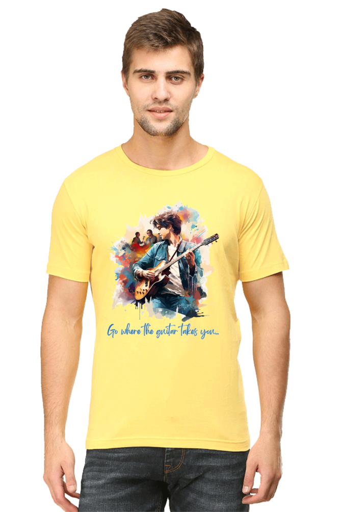 Go where the guitar takes you  - Classic Unisex T-shirt