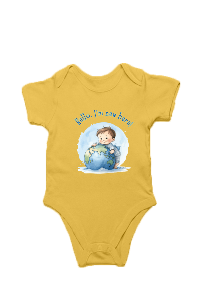 Hello, I'm New here!  , Kids Rompers