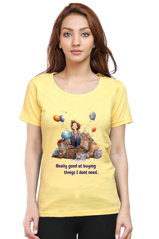 Really Good at Buying things Womens T-Shirt