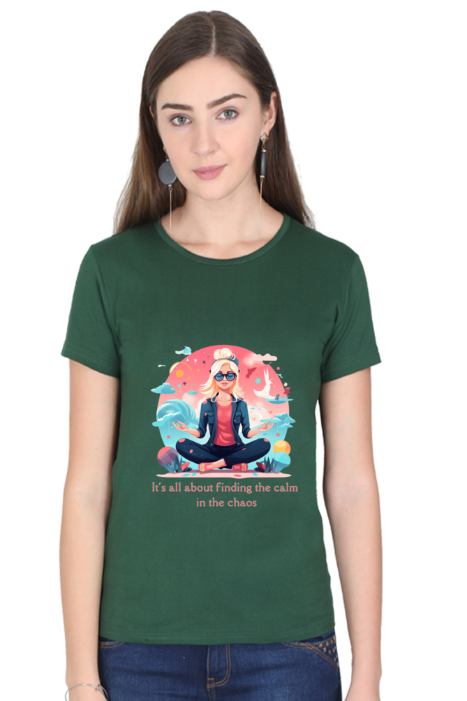 Find the Calm - Womens T-Shirt