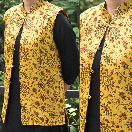 Ajrakh Block Print Mashru jacket