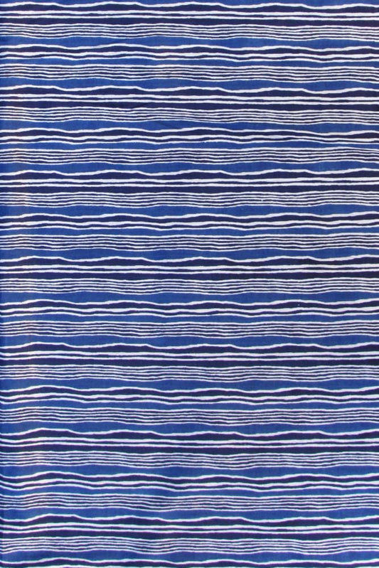 Block Printed Running Cotton Fabric