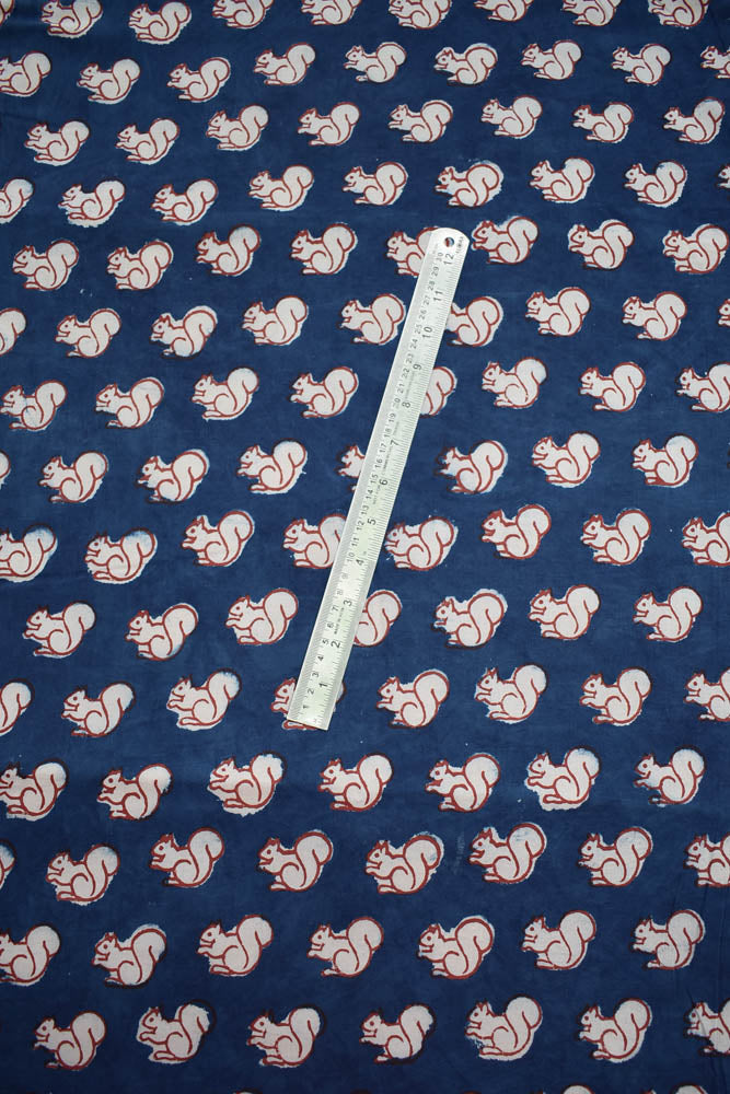 Beautiful Block Printed Running Cotton Fabric