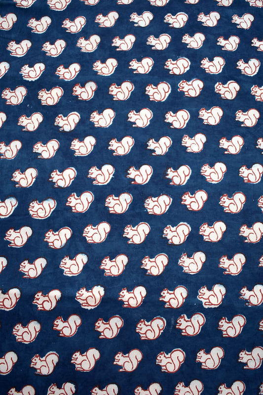 Beautiful Block Printed Running Cotton Fabric