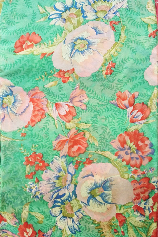 Printed Semi crepe fabric